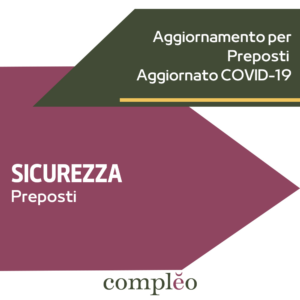 SICUREZZA- Preposti