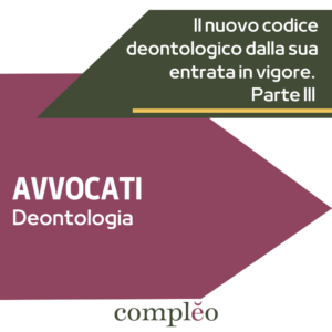 AVVOCATI - Deontologia